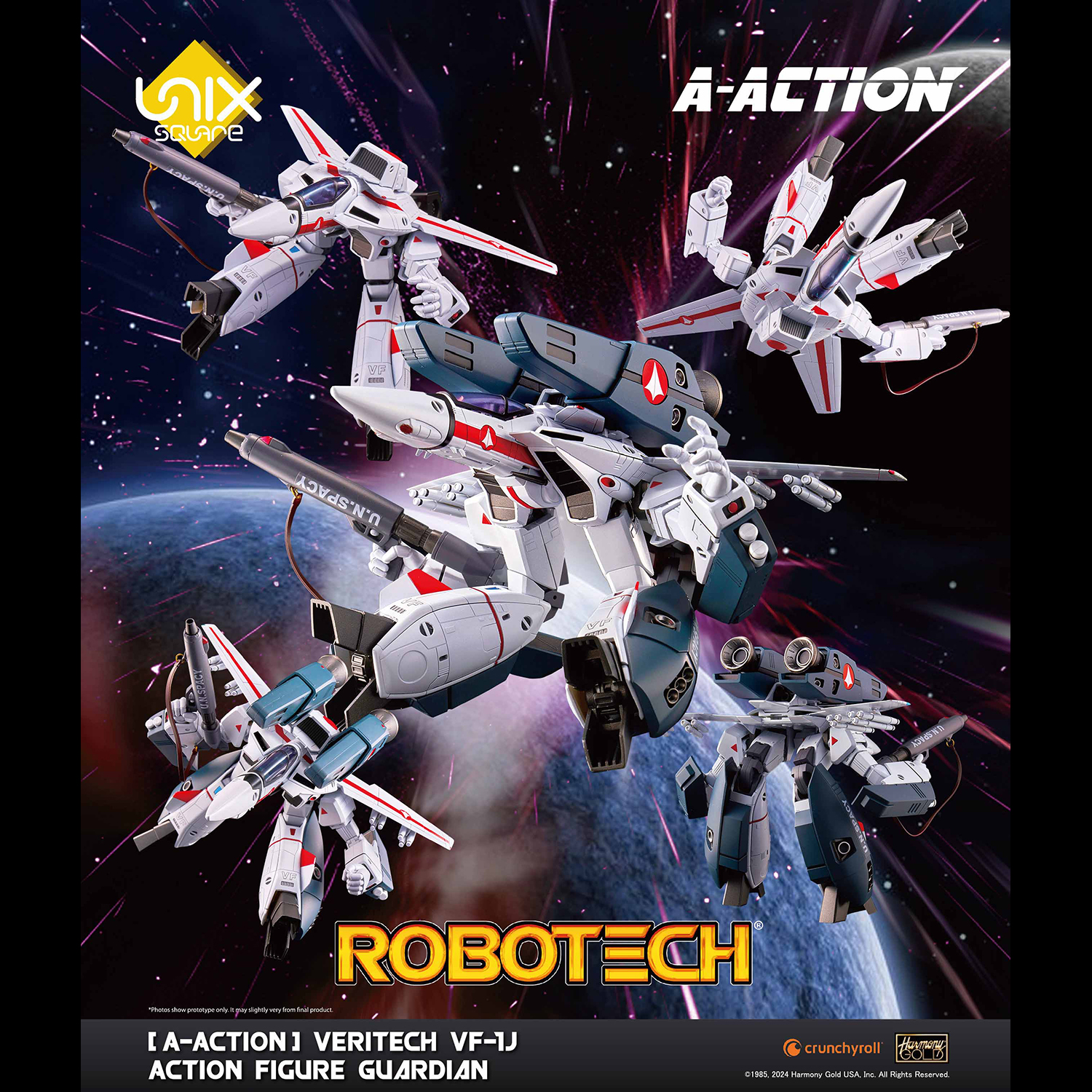 [A-Action] Veritech VF-1J Action Figure Deluxe pack